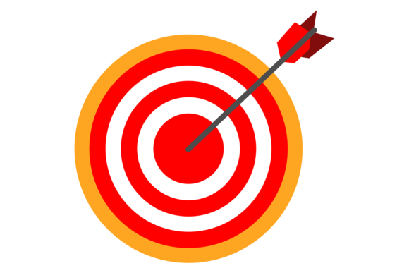 Arrow Aim Board: The Bullseye Icon for Modern Design