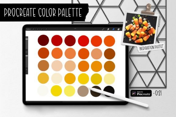 Candy Corn Procreate Color Palette: Sweeten Your Digital Art
