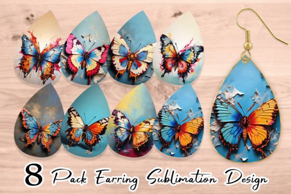 Earring Butterfly Vibrant Color: Designs That Take Flight