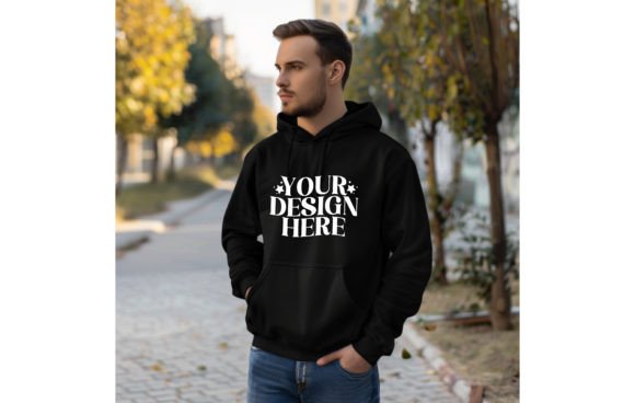 Elevate Your Portfolio with the Gildan 18500 Hoodie Mockup