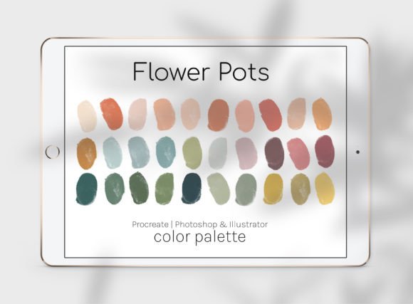 Flower Pots Color Palette: A Versatile Swatch Collection