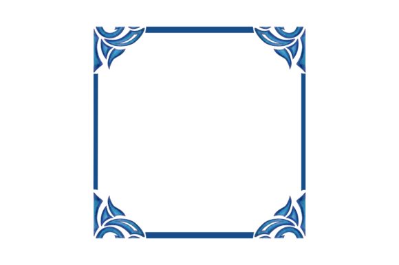 Simple Ornament Border in Pencil Color: A Handcrafted Design Asset