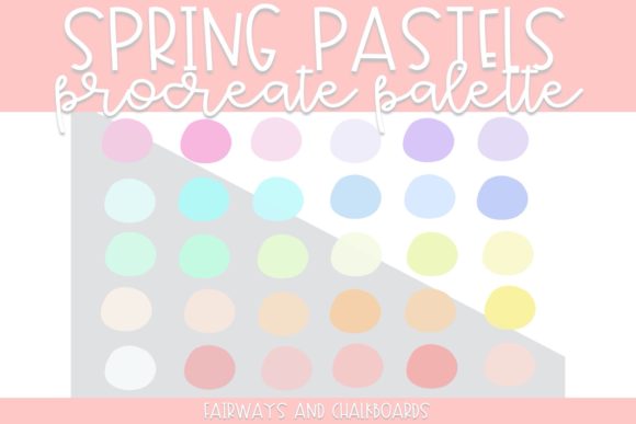 Spring Pastels Procreate Palette: 30 Colors to Refresh Your Digital Art