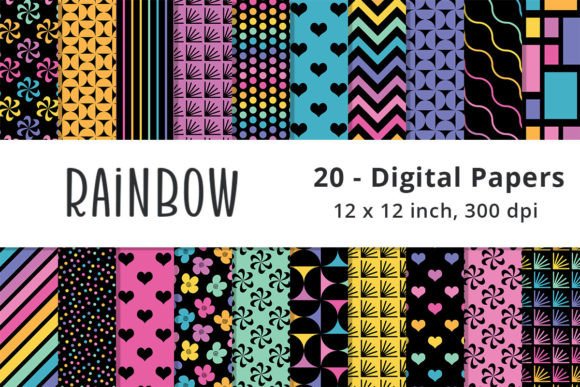 Unleashing Vibrant Energy with Rainbow Scrapbook Papers