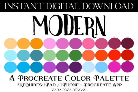 Unlocking Creative Potential with the Modern Procreate Color Palette