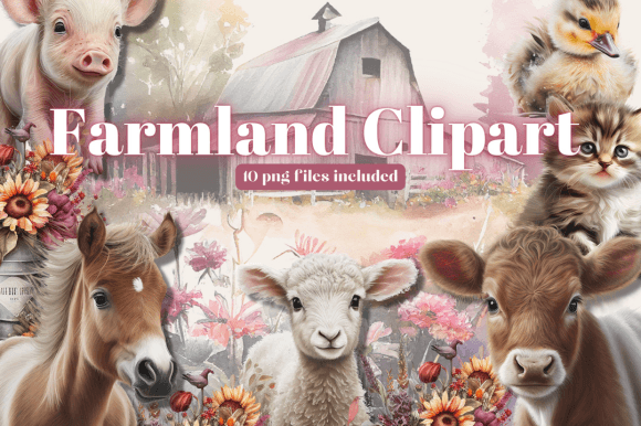Watercolour Farmyard Animals Clipart: A Designer's Asset Guide
