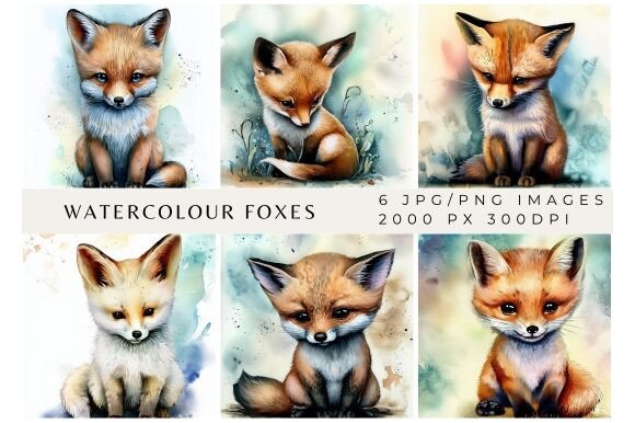 Watercolour Foxes: A Designer's Guide to Whimsical Digital Backgrounds